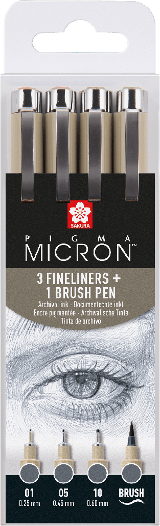 PIGMA MICRON SET 4 COOL GRAY#