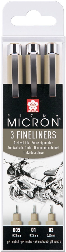 PIGMA MICRON DESIGN SET 3#