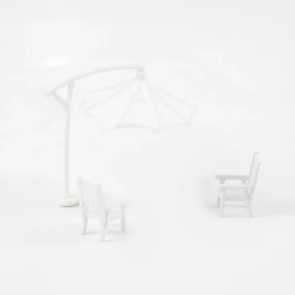 Tables and Chairs Model 1:100 1Set