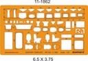 sanitary template with supplier code ART NO.11-1862