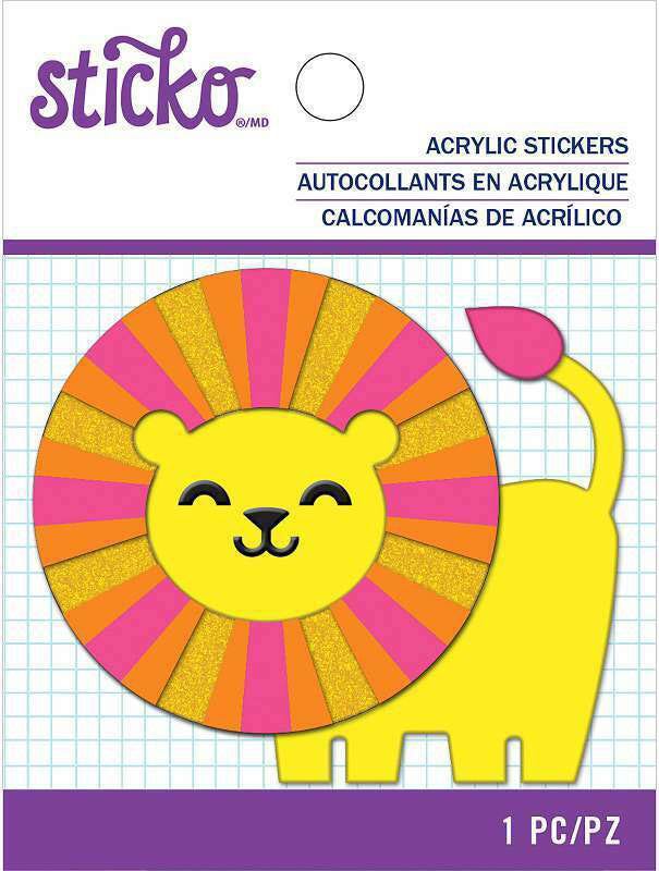 Sticker - Sti - Acrylic - Lion