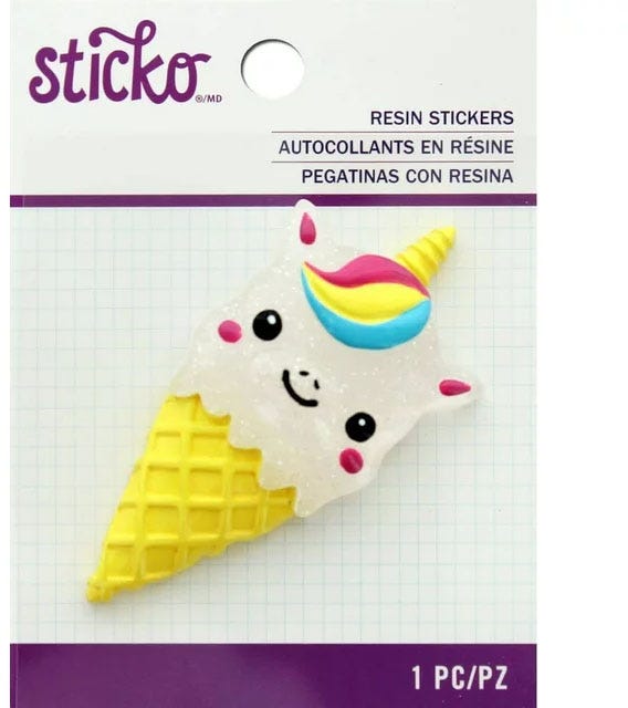 Sticker - Sti - Resin - Unicone