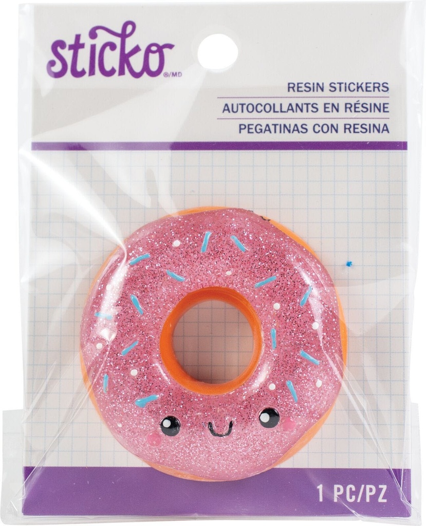Sticker - Sti - Resin - Donut