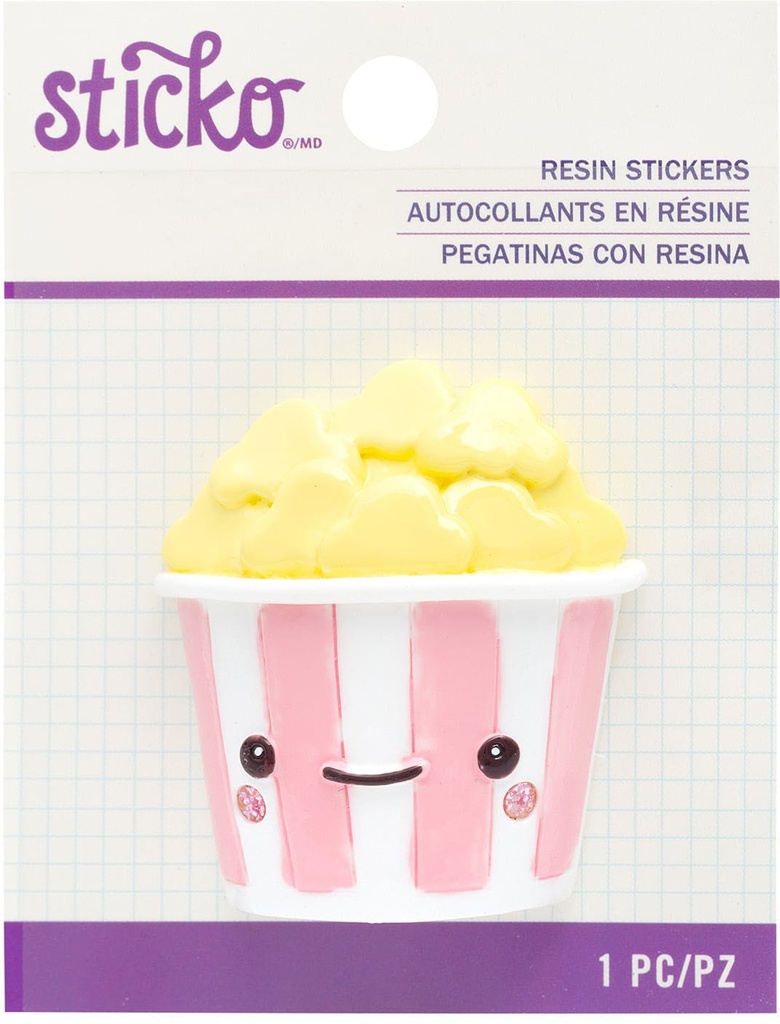 Sticker - Sti - Resin - Popcorn
