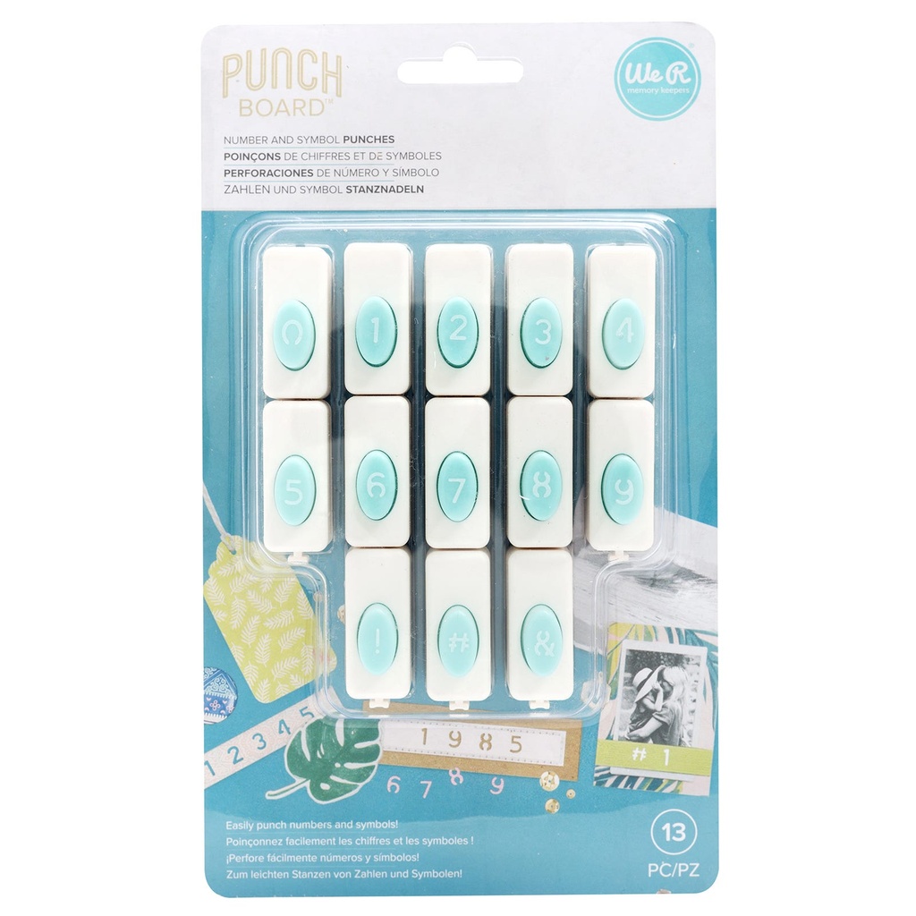Punch Board - Wr - Punch Boards And Punches - Number (13 Piece)