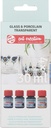 Talens Art Creation Glass & Porcelain Transparent set Blues | 4 x 30 ml