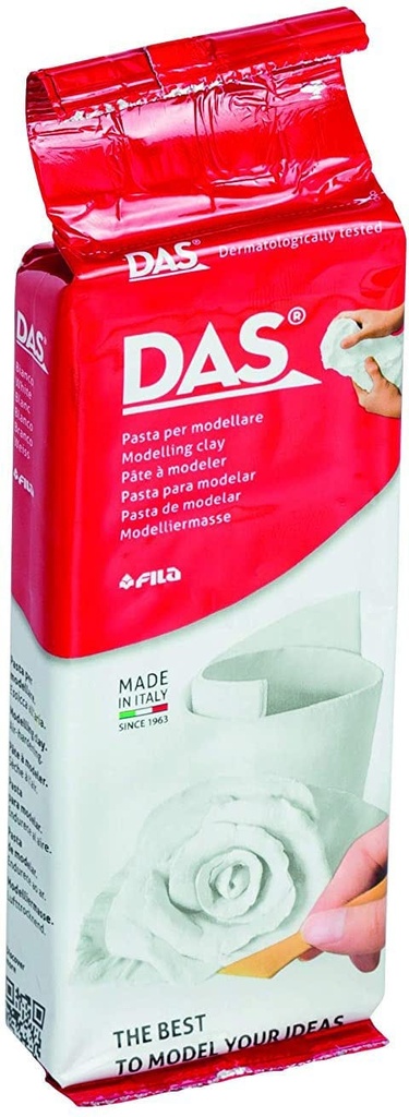 Air Drying Modelling Clay White 250gm DAS