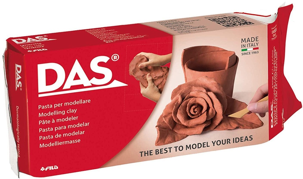 Air Drying Modelling Clay Brown 500gm DAS