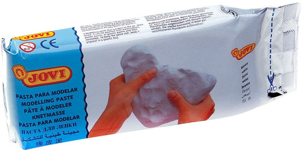 Air Hardening Clay 500Gr.White