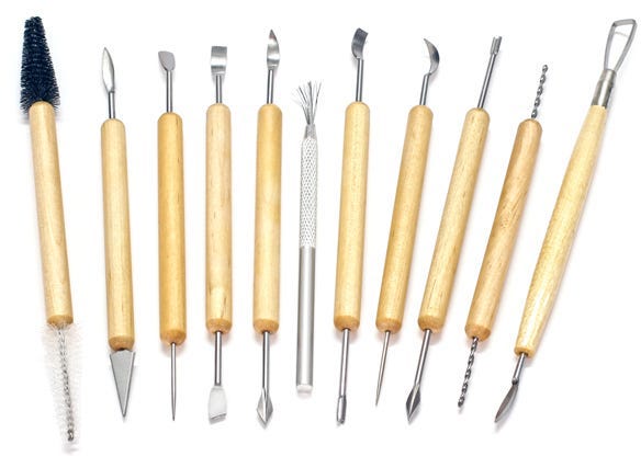 Ceramic Tools - Set of 11