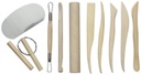 Wooden Clay Tools Set of 10