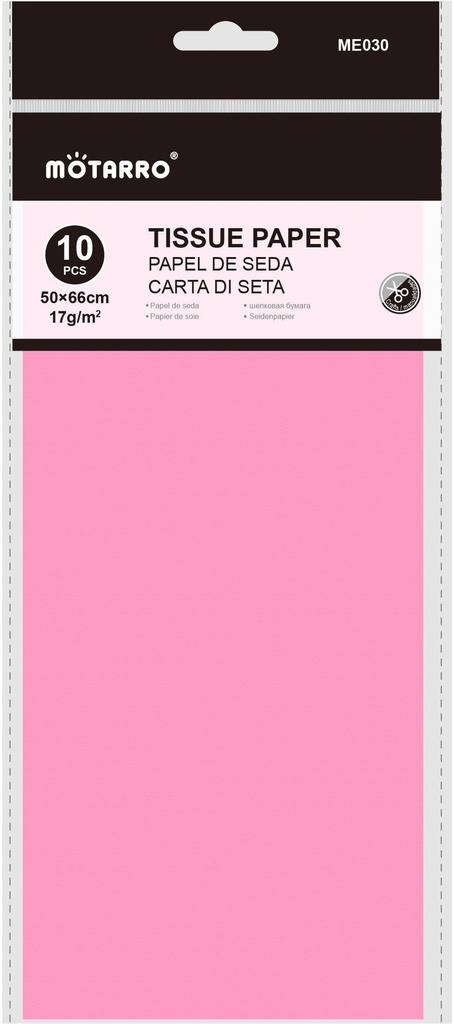Tissue Paper 50x66cm/17g 10pcs Pink