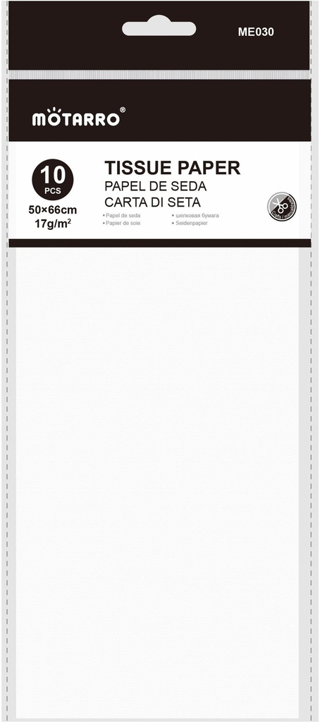 Tissue Paper 50x66cm/17g 10pcs White