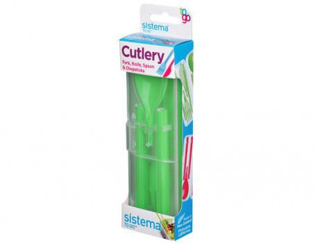 Cutlery Set To Go - Green