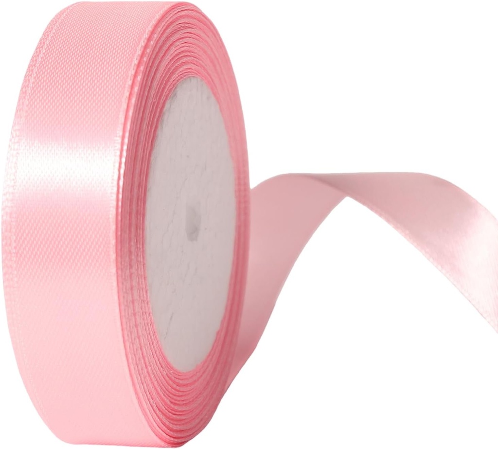 Ribbon Satin 2.4cm X 22M Pink