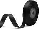 Ribbon Satin 1.2cm X 22M Black