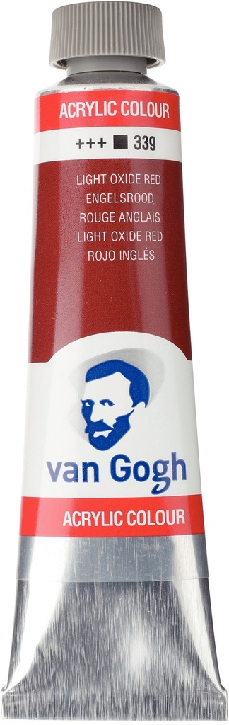 Van Gogh Acrylic color Tube 40 ml Light Oxide Red 339