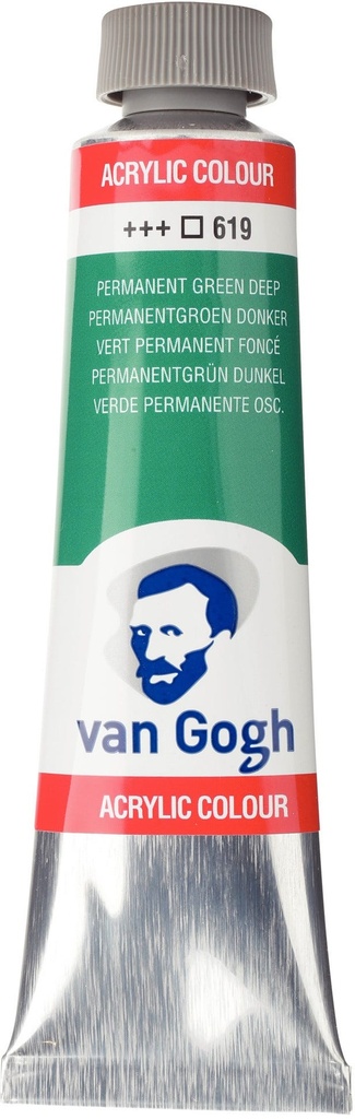 Acrylic 40Ml Permanent Green Deep Van Gogh