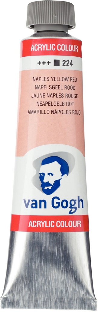 Acrylic 40Ml Naples Yellow Red Van Gogh