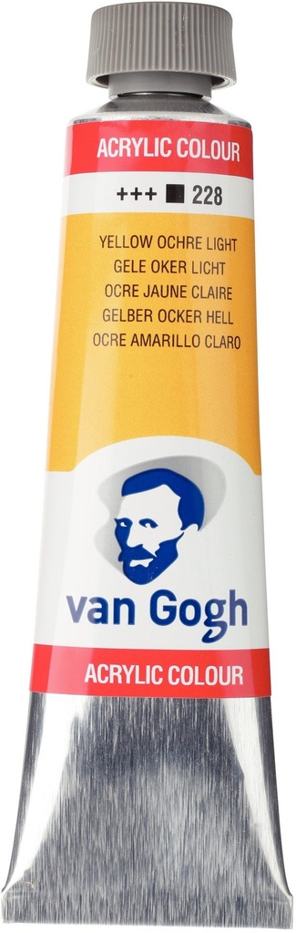 Acrylic 40Ml Yellow Ochre Light Van Gogh