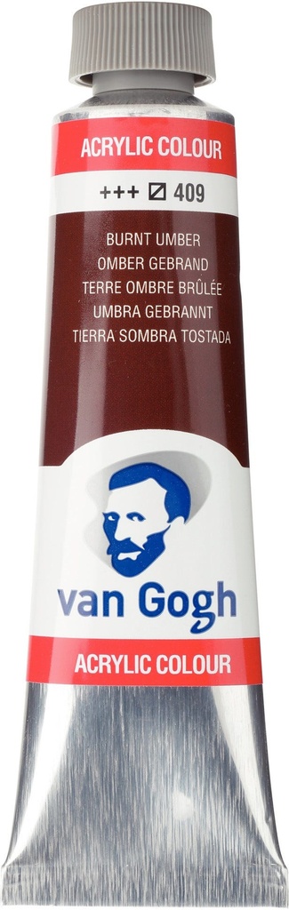 Acrylic 40Ml Burnt Umber Van Gogh