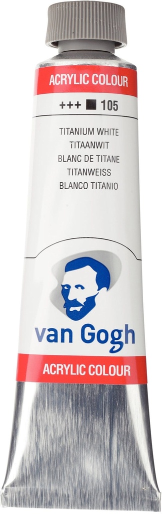 Acrylic 40Ml Titanium White Van Gogh
