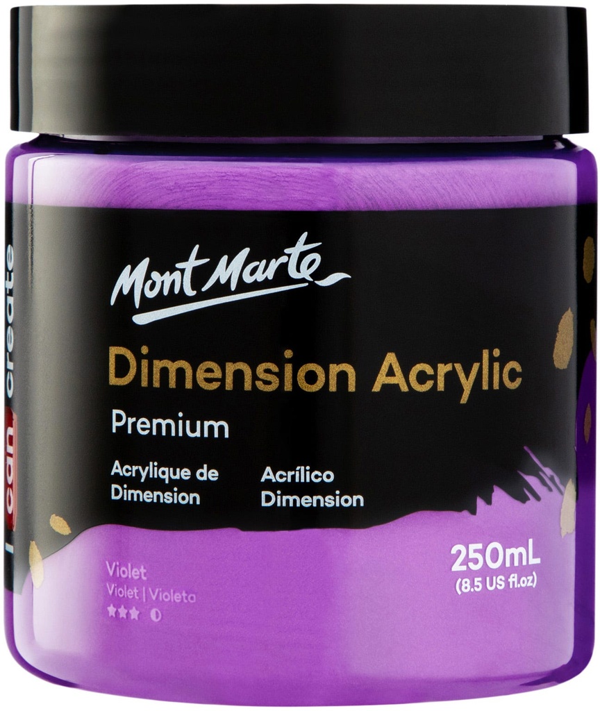 Mont Marte Dimension Acrylic 250mls - Purple