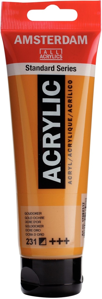 Amsterdam Standard Series Acrylic Tube 120 ml Gold Ochre 231