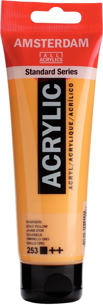 Amsterdam Standard Series Acrylic Tube 120 ml Gold Yellow 253