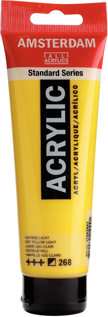 Amsterdam Standard Series Acrylic Tube 120 ml Azo Yellow Light 268