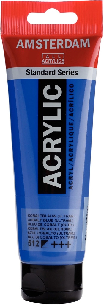 Amsterdam Standard Series Acrylic Tube 120 ml Cobalt Blue (Ultramarine) 512