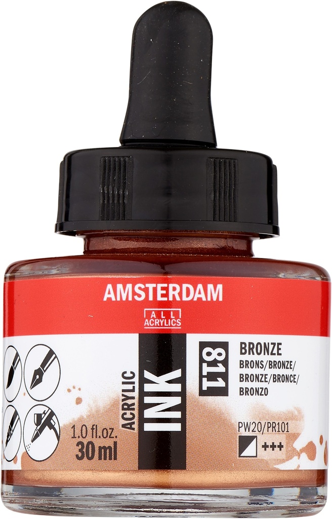 AAC INK 30ML BRONZE