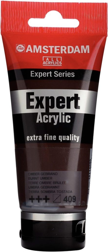 Amsterdam Expert Series Acrylic Tube 75 ml Burnt Umber 409