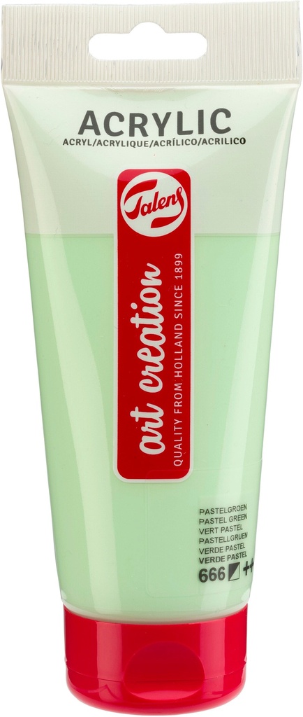 Talens Art Creation Acrylic color Tube 200 ml Pastel Green 666