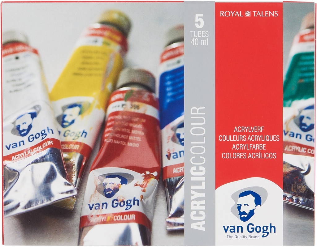 Acrylic Set Value Pack 5X40ML Van Gogh