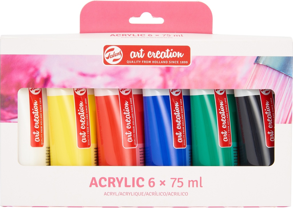 Acrylic Colors Set 6X75ml Talens Art CrEAtion