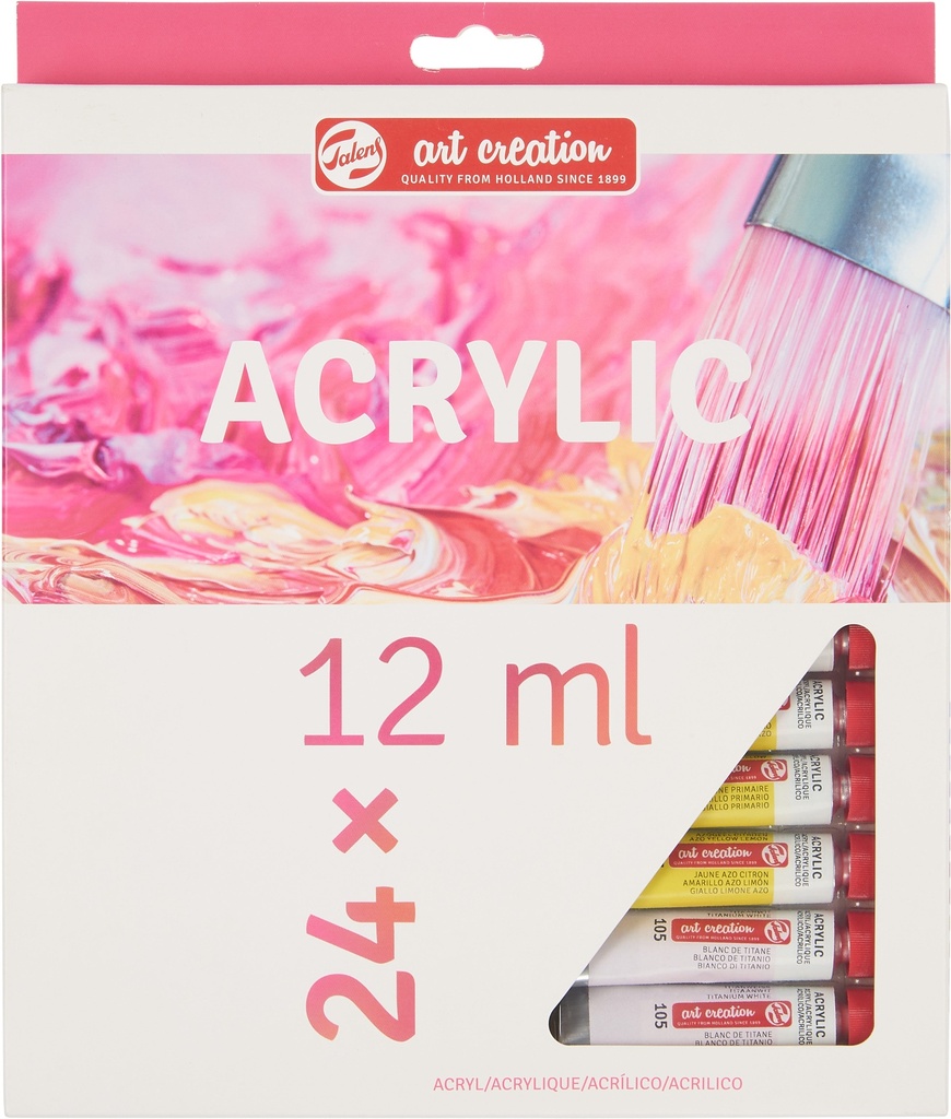 Acrylic Colors Set 24X12ml Talens Art CrEAtion