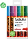 Acrylic Marker One4All 227HS 4mm Wallet Basic-Set2 Rectangle Ast Molotow