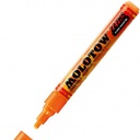 Acrylic Marker One4All 227HS 4mm #218 Neon Orange Fluorescent Molotow