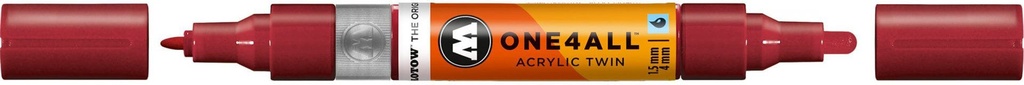 Acrylic Marker One4All Twin 1,5/4mm #086 Burgundy Molotow