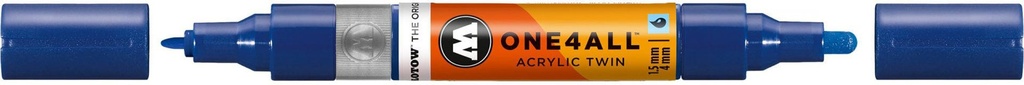 Acrylic Marker One4All Twin 1,5/4mm #204 True Blue Molotow