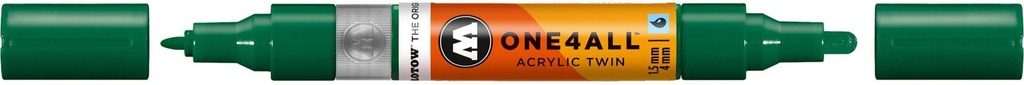 Acrylic Marker One4All Twin 1,5/4mm #096 Mister Green Molotow