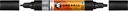 Acrylic Marker One4All Twin 1,5/4mm #180 Signal Black Molotow