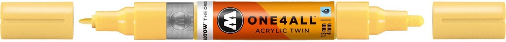 Acrylic Marker One4All Twin 1,5/4mm #115 Vanilla Pastel Molotow