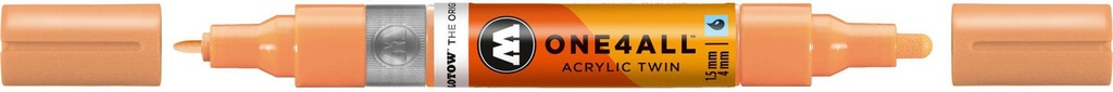 Acrylic Marker One4All Twin 1,5/4mm #117 PEAch Pastel Molotow