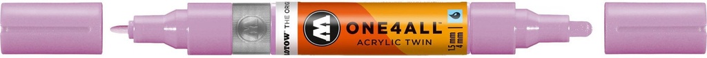 Acrylic Marker One4All Twin 1,5/4mm #201 Lilac Pastel Molotow