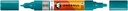 Acrylic Marker One4All Twin 1,5/4mm #206 Lagoon Blue Molotow