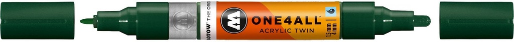 Acrylic Marker One4All Twin 1,5/4mm #145 Future Green Molotow
