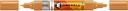 Acrylic Marker One4All Twin 1,5/4mm #208 Ocher Brown Light Molotow