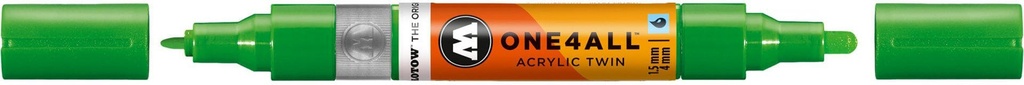 Acrylic Marker One4All Twin 1,5/4mm #222 Kacao77 Universes Green Molotow
